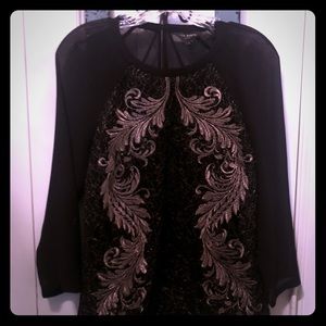 Ted Baker embroidered blouse